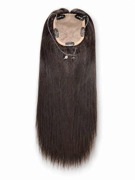 4" x 4" | Silk Base Hair Topper
