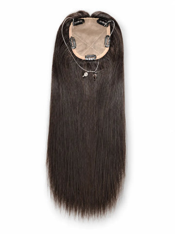4" x 4" | Silk Base Hair Topper