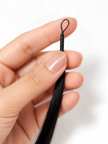 6D Machine Hair Extensions | Pack of 25 strands | Straight
