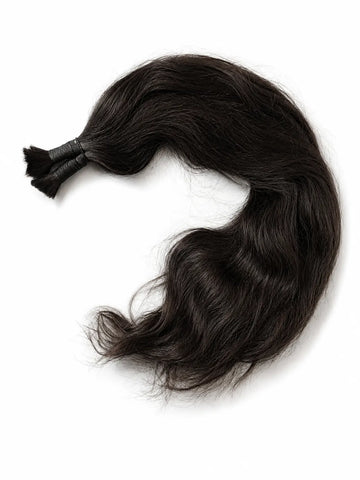 Bulk / Loose Hair Extensions | Standard Double Drawn | Natural Wavy
