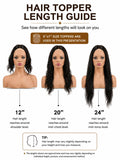 3" x 5" | Silk Base Hair Topper