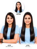 Invisible Side Swipe Bang with Side Patch – 3 Styles in 1