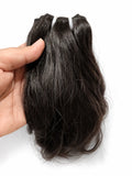 Machine Weft Bundles Hair Extensions | Standard Double Drawn | Natural Wavy