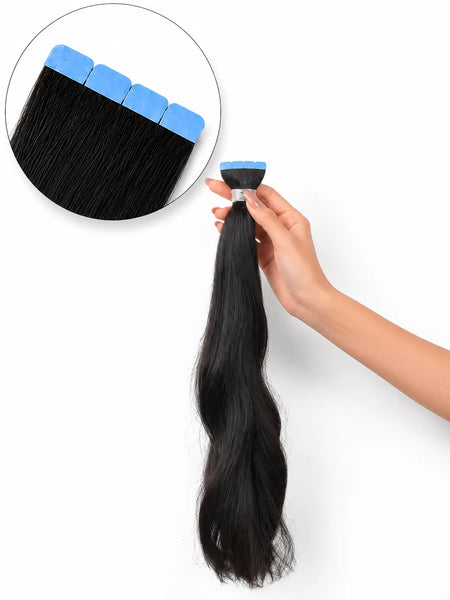 Micro Tape Hair Extensions | Set of 20 pcs | Straight