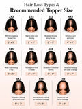 3" x 5" | Silk Base Hair Topper